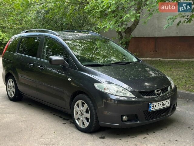 Серый Мазда 5, объемом двигателя 2 л и пробегом 261 тыс. км за 4750 $, фото 1 на Automoto.ua