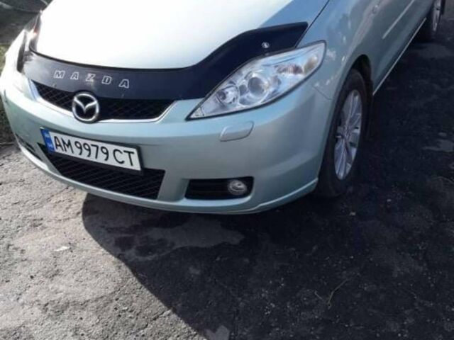 Серый Мазда 5, объемом двигателя 2 л и пробегом 225 тыс. км за 6000 $, фото 1 на Automoto.ua