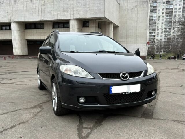Серый Мазда 5, объемом двигателя 2 л и пробегом 236 тыс. км за 3300 $, фото 1 на Automoto.ua