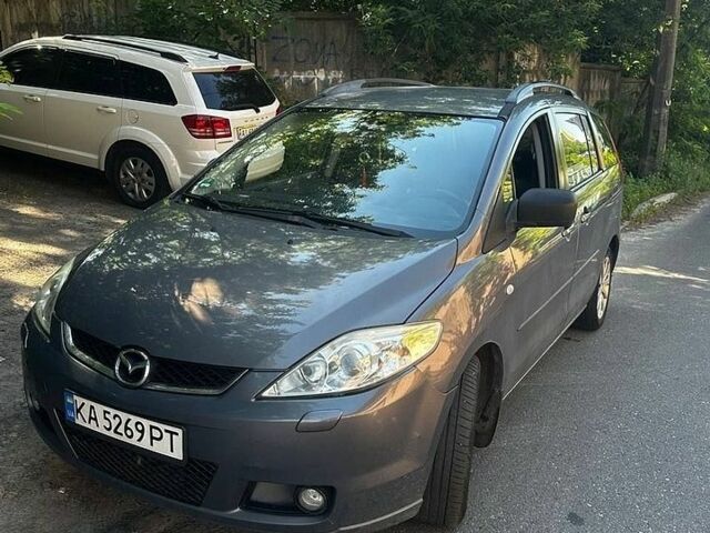Серый Мазда 5, объемом двигателя 2 л и пробегом 198 тыс. км за 5300 $, фото 1 на Automoto.ua