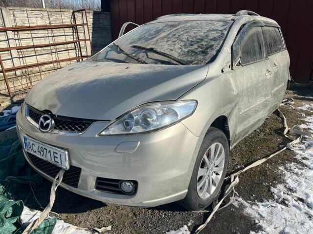 Серый Мазда 5, объемом двигателя 2 л и пробегом 208 тыс. км за 1000 $, фото 1 на Automoto.ua