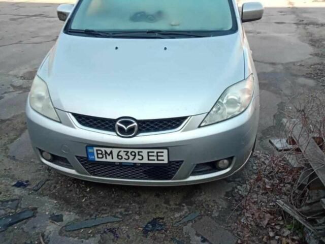 Серый Мазда 5, объемом двигателя 2 л и пробегом 230 тыс. км за 2500 $, фото 1 на Automoto.ua