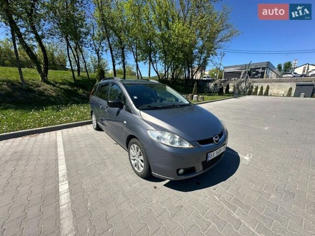 Серый Мазда 5, объемом двигателя 2 л и пробегом 272 тыс. км за 4600 $, фото 1 на Automoto.ua