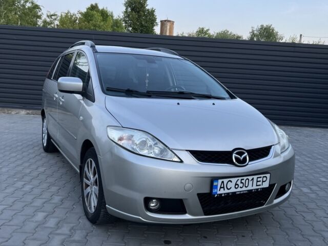 Серый Мазда 5, объемом двигателя 2 л и пробегом 206 тыс. км за 4800 $, фото 1 на Automoto.ua