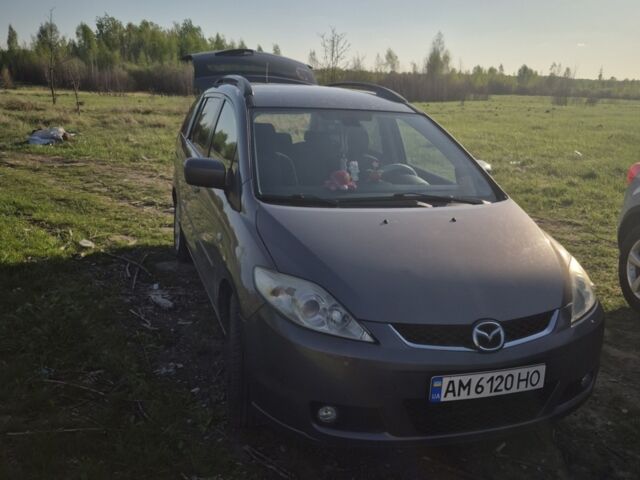 Серый Мазда 5, объемом двигателя 2 л и пробегом 300 тыс. км за 4700 $, фото 1 на Automoto.ua