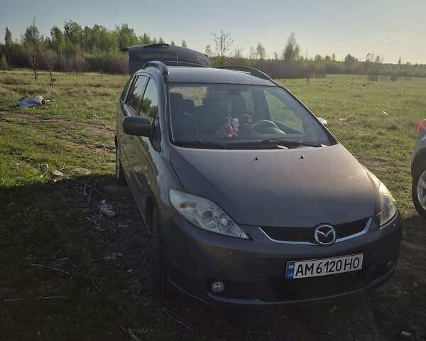 Сірий Мазда 5, об'ємом двигуна 2 л та пробігом 300 тис. км за 4700 $, фото 1 на Automoto.ua
