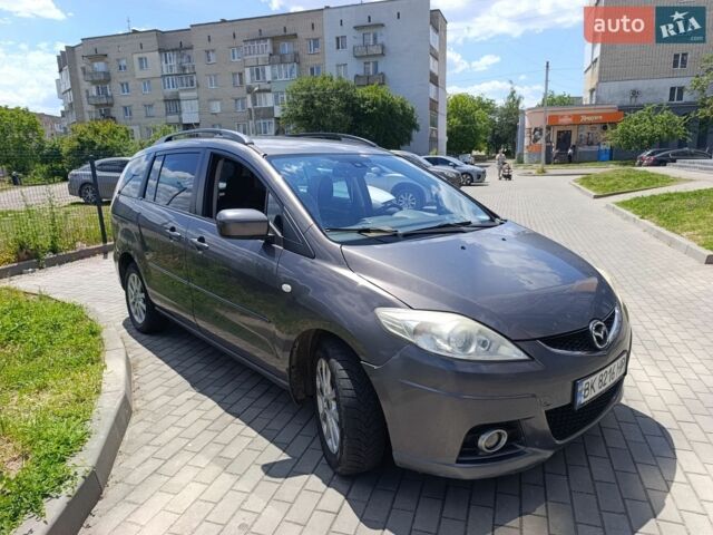 Серый Мазда 5, объемом двигателя 2 л и пробегом 260 тыс. км за 5300 $, фото 1 на Automoto.ua