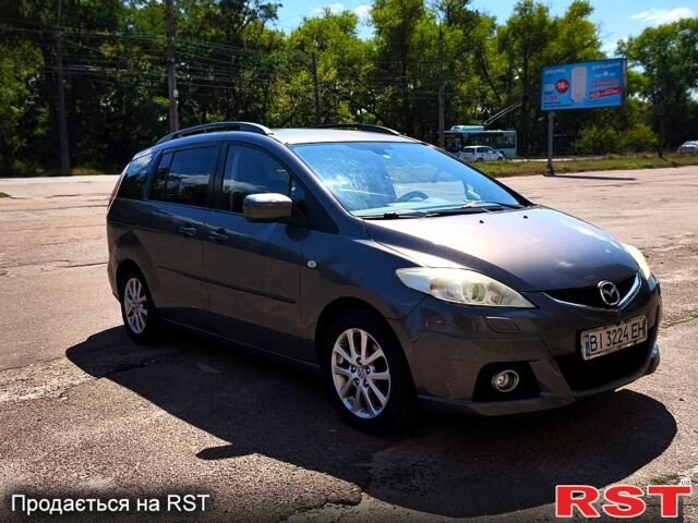 Сірий Мазда 5, об'ємом двигуна 2 л та пробігом 231 тис. км за 6500 $, фото 1 на Automoto.ua