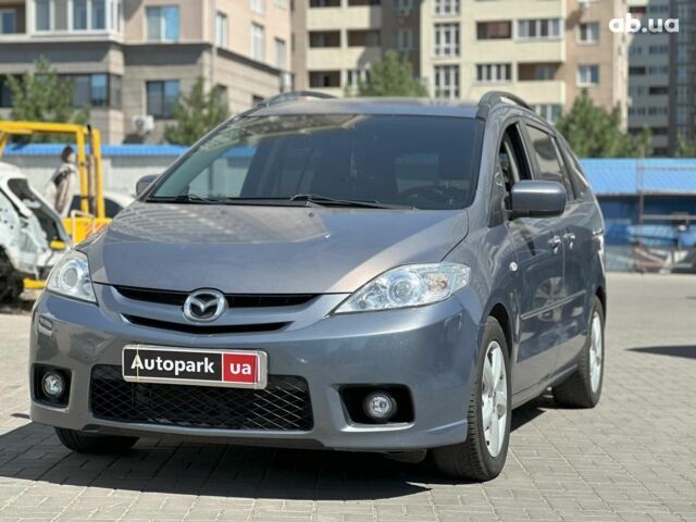 Серый Мазда 5, объемом двигателя 2 л и пробегом 317 тыс. км за 6990 $, фото 1 на Automoto.ua