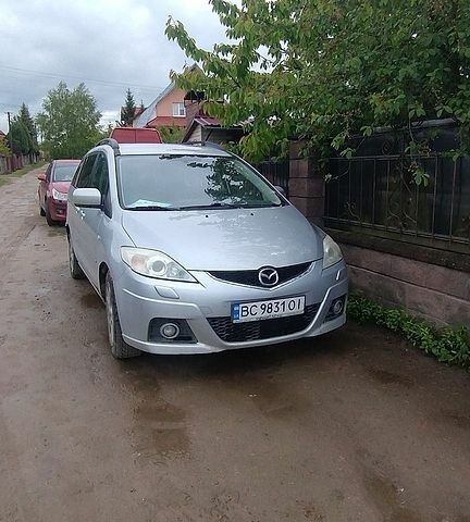 Серый Мазда 5, объемом двигателя 2 л и пробегом 263 тыс. км за 5200 $, фото 1 на Automoto.ua