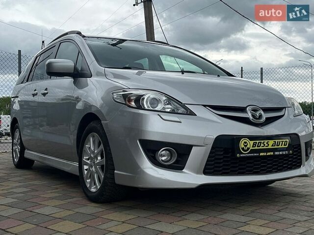 Серый Мазда 5, объемом двигателя 2 л и пробегом 179 тыс. км за 7700 $, фото 1 на Automoto.ua