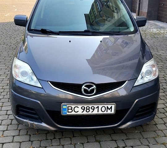 Серый Мазда 5, объемом двигателя 2 л и пробегом 250 тыс. км за 7500 $, фото 1 на Automoto.ua