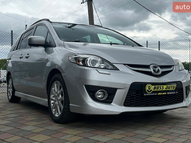 Серый Мазда 5, объемом двигателя 2 л и пробегом 179 тыс. км за 7400 $, фото 1 на Automoto.ua
