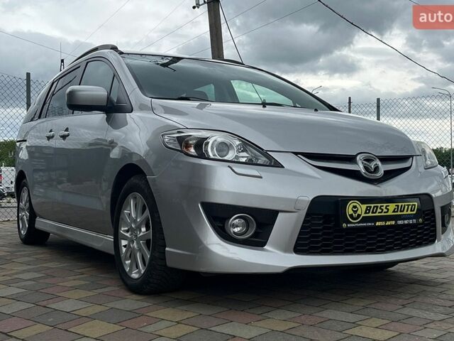 Серый Мазда 5, объемом двигателя 2 л и пробегом 179 тыс. км за 6800 $, фото 1 на Automoto.ua