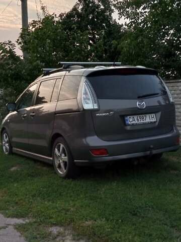 Серый Мазда 5, объемом двигателя 2 л и пробегом 222 тыс. км за 7850 $, фото 1 на Automoto.ua