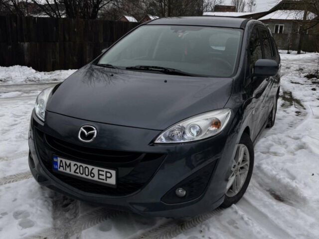 Серый Мазда 5, объемом двигателя 2 л и пробегом 230 тыс. км за 7800 $, фото 1 на Automoto.ua