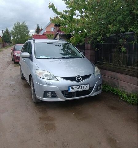 Серый Мазда 5, объемом двигателя 2 л и пробегом 262 тыс. км за 5200 $, фото 1 на Automoto.ua