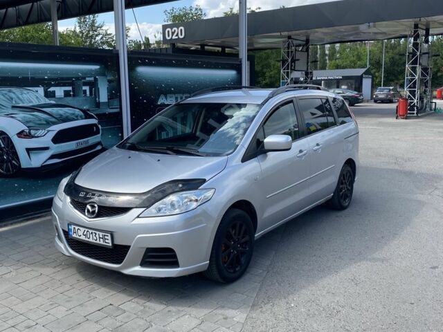 Серый Мазда 5, объемом двигателя 2 л и пробегом 260 тыс. км за 3200 $, фото 1 на Automoto.ua