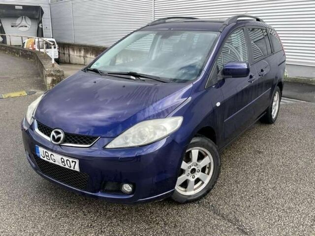 Синий Мазда 5, объемом двигателя 2 л и пробегом 260 тыс. км за 2500 $, фото 1 на Automoto.ua