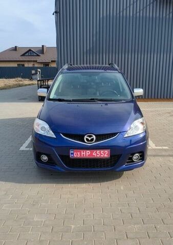Синий Мазда 5, объемом двигателя 2 л и пробегом 238 тыс. км за 4400 $, фото 1 на Automoto.ua