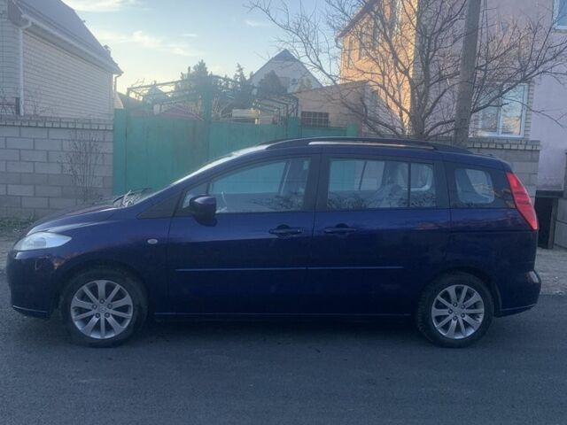 Синий Мазда 5, объемом двигателя 1.8 л и пробегом 186 тыс. км за 5900 $, фото 1 на Automoto.ua