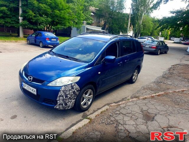 Синий Мазда 5, объемом двигателя 1.8 л и пробегом 217 тыс. км за 4300 $, фото 1 на Automoto.ua
