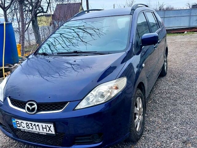 Синій Мазда 5, об'ємом двигуна 2 л та пробігом 238 тис. км за 6300 $, фото 1 на Automoto.ua