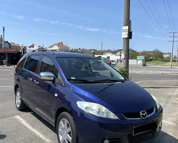 Синий Мазда 5, объемом двигателя 2 л и пробегом 199 тыс. км за 4800 $, фото 1 на Automoto.ua