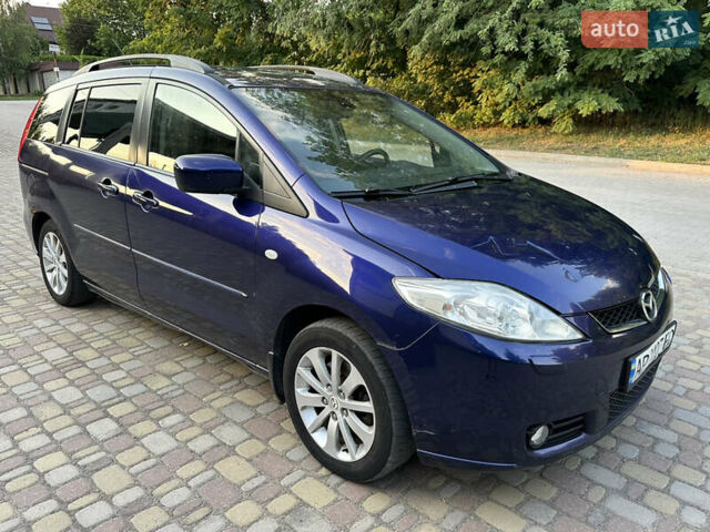 Синий Мазда 5, объемом двигателя 2 л и пробегом 300 тыс. км за 3500 $, фото 1 на Automoto.ua