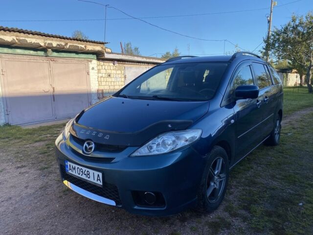 Синій Мазда 5, об'ємом двигуна 2 л та пробігом 260 тис. км за 3900 $, фото 1 на Automoto.ua