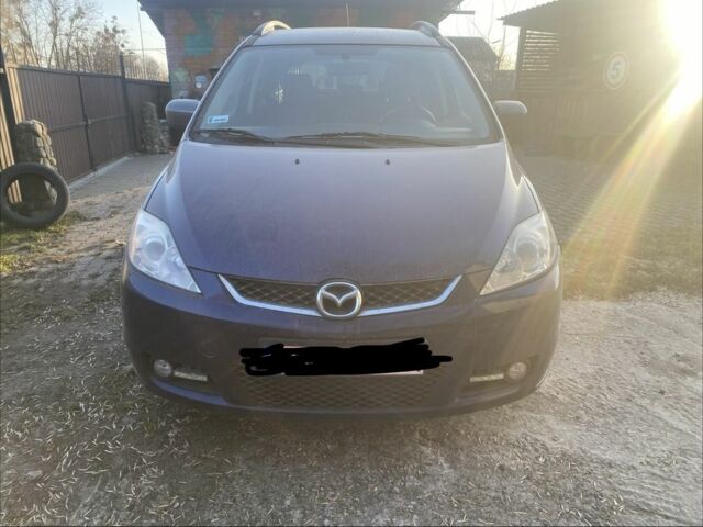 Синий Мазда 5, объемом двигателя 2 л и пробегом 221 тыс. км за 1500 $, фото 1 на Automoto.ua