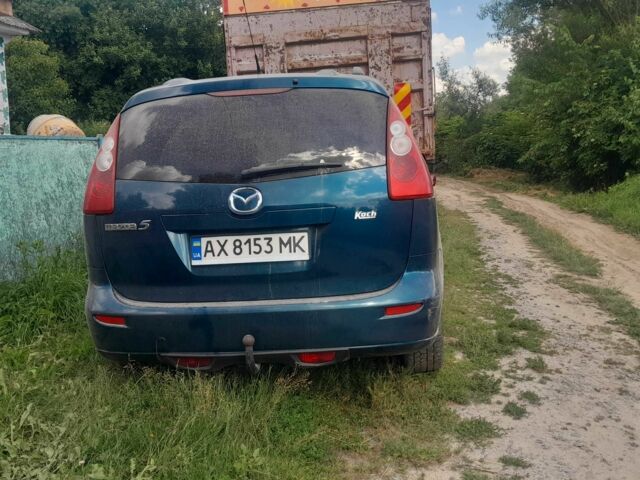 Синий Мазда 5, объемом двигателя 2 л и пробегом 1 тыс. км за 3000 $, фото 1 на Automoto.ua