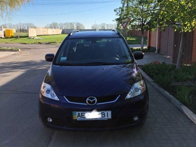 Синій Мазда 5, об'ємом двигуна 2 л та пробігом 100 тис. км за 9500 $, фото 1 на Automoto.ua