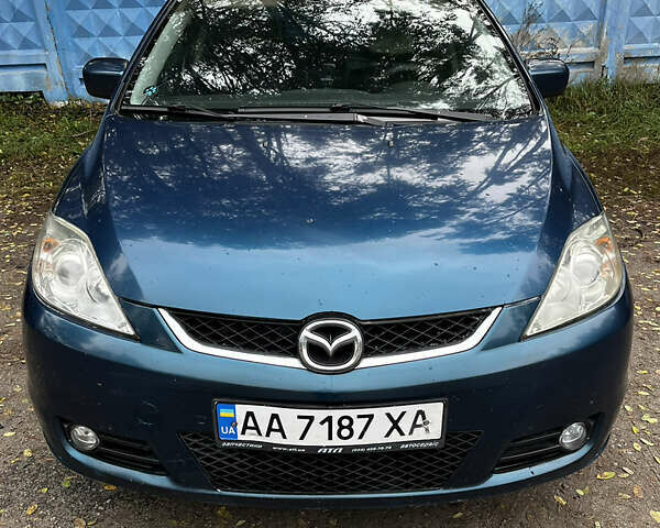 Синій Мазда 5, об'ємом двигуна 2 л та пробігом 229 тис. км за 4900 $, фото 1 на Automoto.ua
