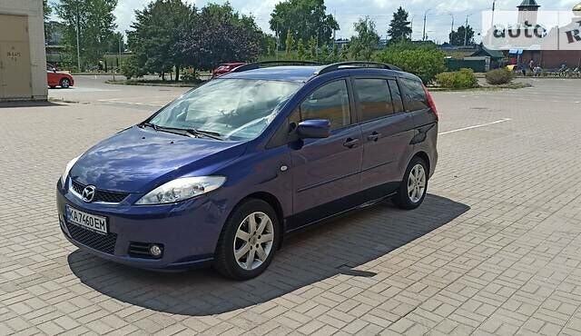 Синий Мазда 5, объемом двигателя 1.8 л и пробегом 330 тыс. км за 4800 $, фото 1 на Automoto.ua