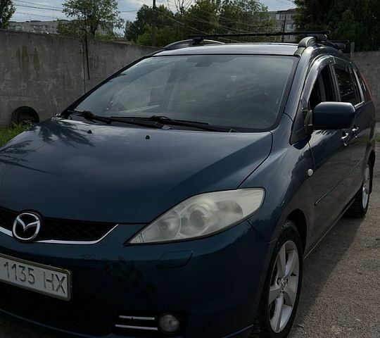 Синий Мазда 5, объемом двигателя 2 л и пробегом 470 тыс. км за 5000 $, фото 1 на Automoto.ua