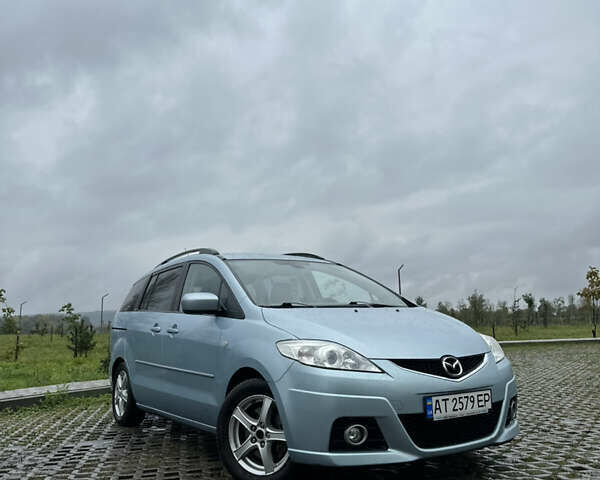 Синий Мазда 5, объемом двигателя 2 л и пробегом 214 тыс. км за 6200 $, фото 1 на Automoto.ua