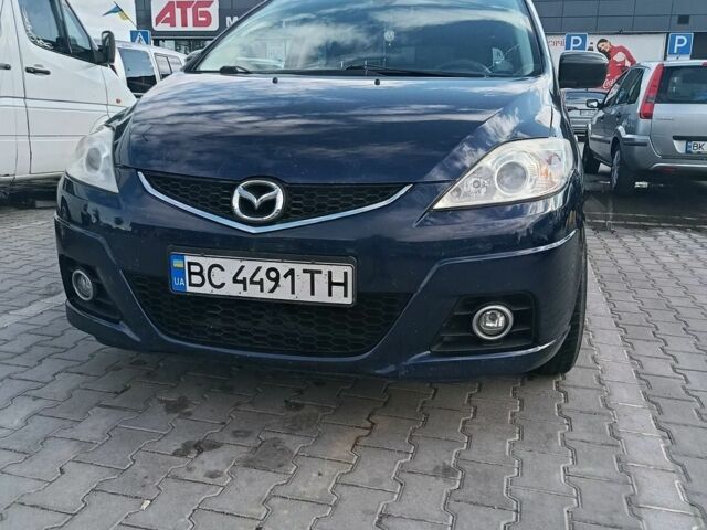 Синий Мазда 5, объемом двигателя 2 л и пробегом 350 тыс. км за 5300 $, фото 1 на Automoto.ua