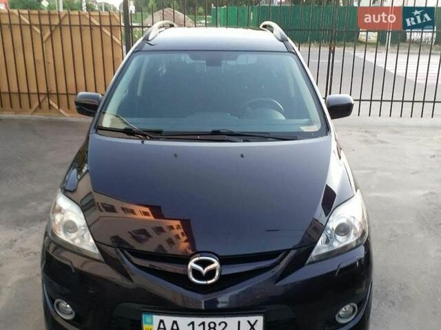 Синий Мазда 5, объемом двигателя 2 л и пробегом 200 тыс. км за 7500 $, фото 1 на Automoto.ua
