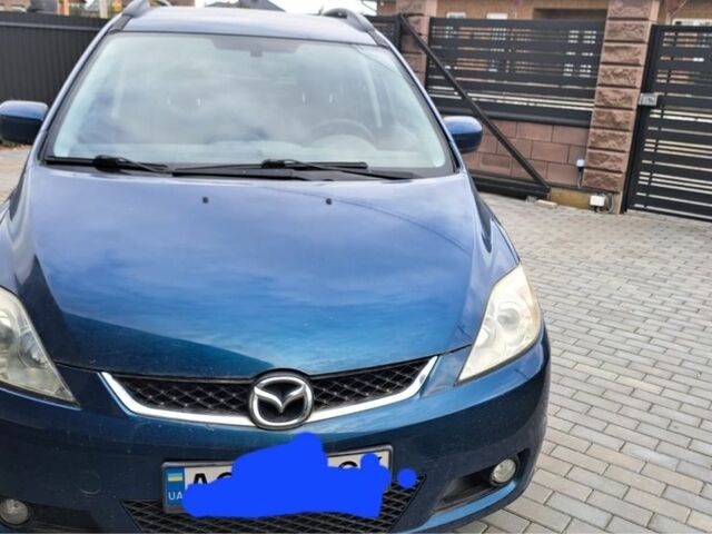 Синий Мазда 5, объемом двигателя 2 л и пробегом 302 тыс. км за 5000 $, фото 1 на Automoto.ua
