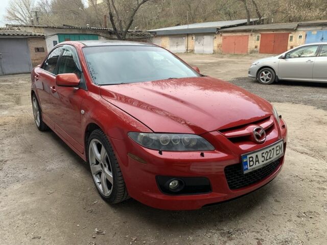 Красный Мазда 6 МПС, объемом двигателя 2.3 л и пробегом 188 тыс. км за 5000 $, фото 1 на Automoto.ua