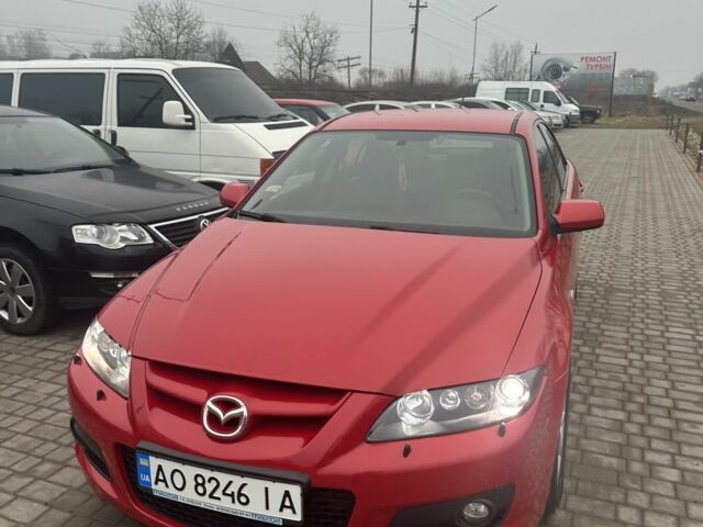 Красный Мазда 6 МПС, объемом двигателя 2.3 л и пробегом 250 тыс. км за 7500 $, фото 1 на Automoto.ua
