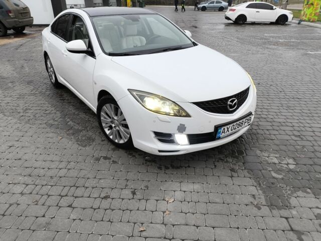 Білий Мазда 6, об'ємом двигуна 2 л та пробігом 185 тис. км за 7200 $, фото 1 на Automoto.ua
