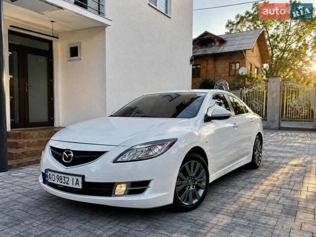 Белый Мазда 6, объемом двигателя 2 л и пробегом 317 тыс. км за 7600 $, фото 1 на Automoto.ua