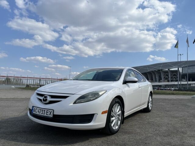Белый Мазда 6, объемом двигателя 2.5 л и пробегом 220 тыс. км за 6750 $, фото 1 на Automoto.ua