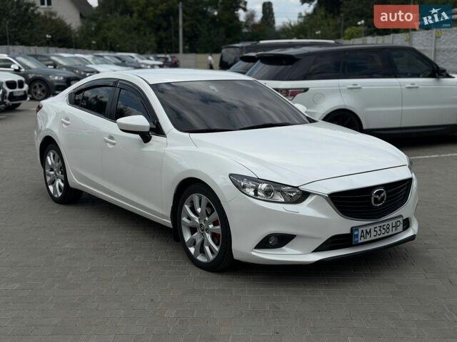 Білий Мазда 6, об'ємом двигуна 2 л та пробігом 223 тис. км за 8950 $, фото 1 на Automoto.ua