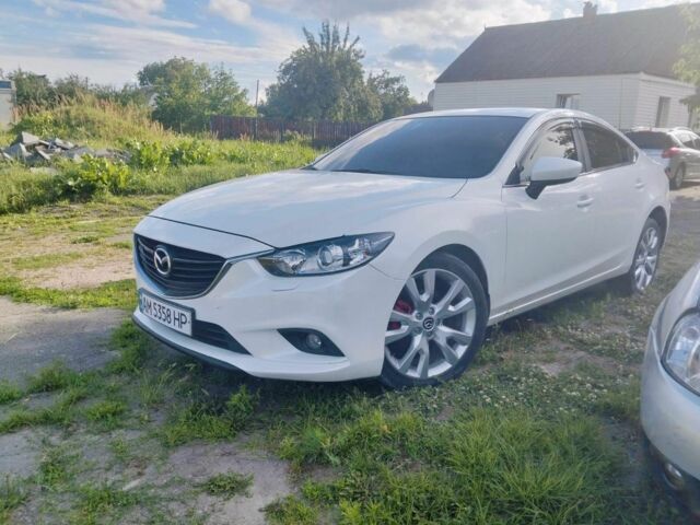 Білий Мазда 6, об'ємом двигуна 2 л та пробігом 220 тис. км за 9500 $, фото 1 на Automoto.ua