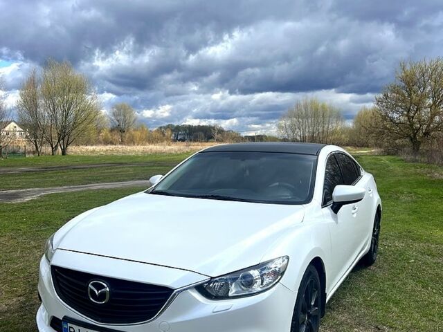 Білий Мазда 6, об'ємом двигуна 2 л та пробігом 210 тис. км за 10999 $, фото 1 на Automoto.ua
