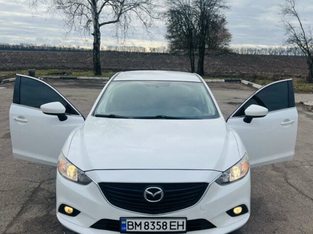 Белый Мазда 6, объемом двигателя 2.49 л и пробегом 220 тыс. км за 10900 $, фото 1 на Automoto.ua