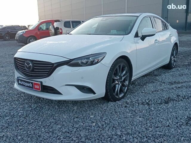 Белый Мазда 6, объемом двигателя 2.5 л и пробегом 104 тыс. км за 16990 $, фото 1 на Automoto.ua